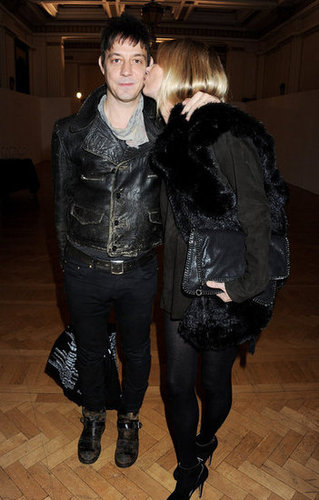 Kate Moss planted a kiss on husband Jamie Hince as the couple checked out a fashion show in London in February 2012.
Kate Moss planted a kiss on husband Jamie Hince as the couple checked out a fashion show in London in February 2012.