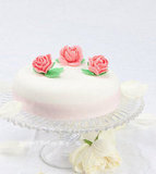 Ribbon and Rose, Fondant and Marzipan