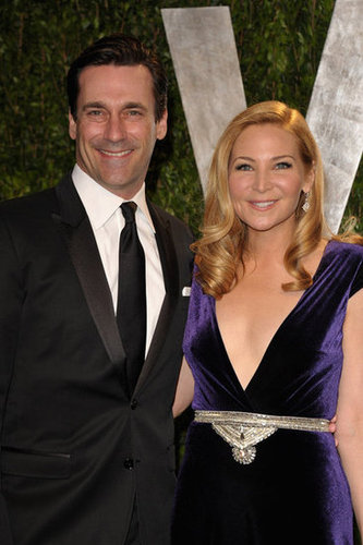 John Hamm and Jennifer Westfeldt at the Vanity Fair party.
John Hamm and Jennifer Westfeldt at the Vanity Fair party.
