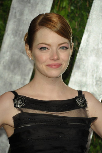 Emma Stone at the Vanity Fair party.
Emma Stone at the Vanity Fair party.