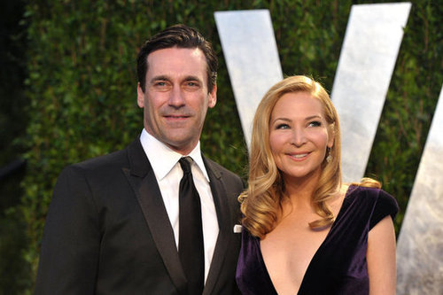 John Hamm and Jennifer Westfeldt up close at the Oscars afterparty.
John Hamm and Jennifer Westfeldt up close at the Oscars afterparty.
