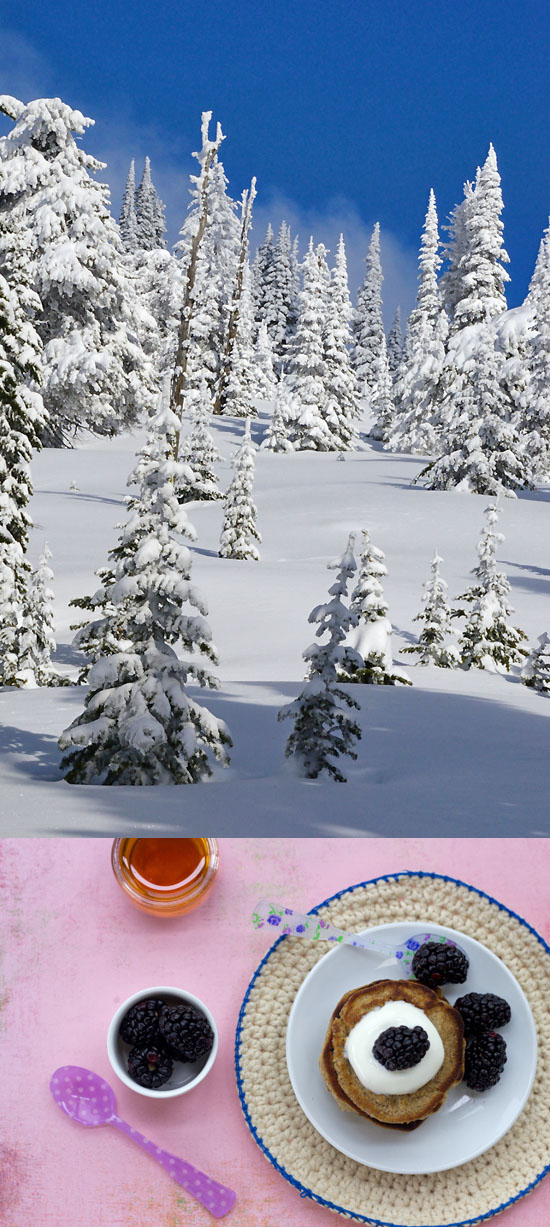 Buckwheat Cakes to Fuel a Morning of Skiing Red Mountain, British Columbia