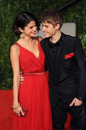Justin Bieber and Selena Gomez got glamorous for Vanity Fair's February 2011 Oscar party in LA.
Justin Bieber and Selena Gomez got glamorous for Vanity Fair's February 2011 Oscar party in LA.