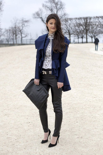 Ladylike details make this jacket a whimsical edge.
Ladylike details make this jacket a whimsical edge.