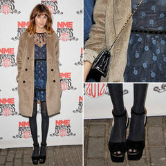 Alexa Chung Wearing Valentino at NME Awards London Alexa Chung Wearing Valentino at NME Awards London