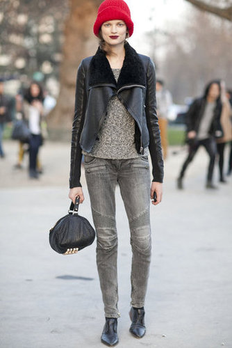 Paris Fashion Week Street Style Fall 2012 Paris Fashion Week Street Style Fall 2012