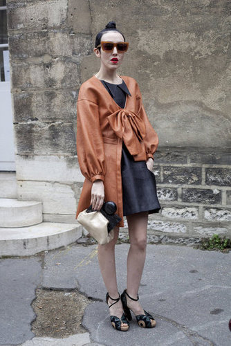 Paris Fashion Week Street Style Fall 2012 Paris Fashion Week Street Style Fall 2012