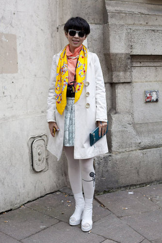 Paris Fashion Week Street Style Fall 2012 Paris Fashion Week Street Style Fall 2012