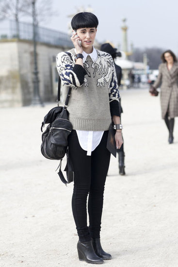 Paris Fashion Week Street Style Fall 2012