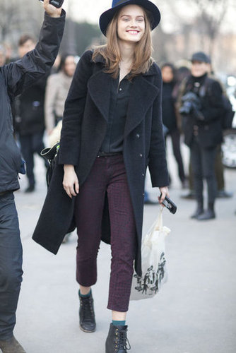 Paris Fashion Week Street Style Fall 2012 Paris Fashion Week Street Style Fall 2012