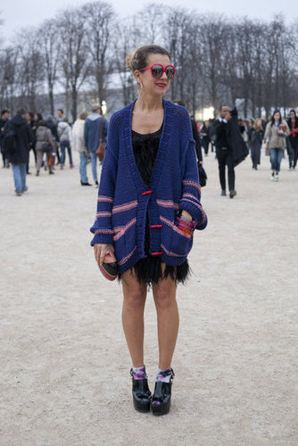 Paris Fashion Week Street Style Fall 2012 Paris Fashion Week Street Style Fall 2012