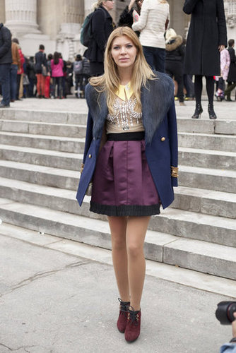Paris Fashion Week Street Style Fall 2012 Paris Fashion Week Street Style Fall 2012