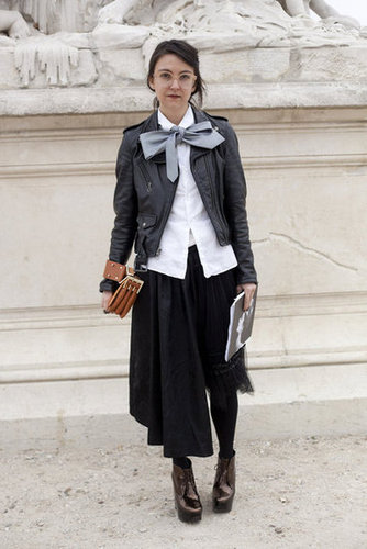 Paris Fashion Week Street Style Fall 2012 Paris Fashion Week Street Style Fall 2012