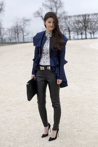 Paris Fashion Week Street Style Fall 2012 Paris Fashion Week Street Style Fall 2012