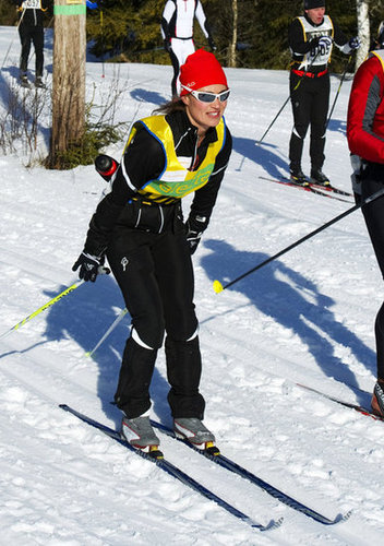 Pippa Middleton Gets a Kiss After Her Cross-Country Ski Adventure Pippa Middleton Gets a Kiss After Her Cross-Country Ski Adventure