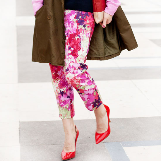 Paris Fashion Week Street Style Trend: Florals Paris Fashion Week Street Style Trend: Florals