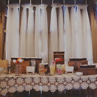 Using Tulle in Wedding Decor