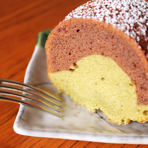 Chocolate-Matcha Green Tea Mochi Bundt Cake Recipe