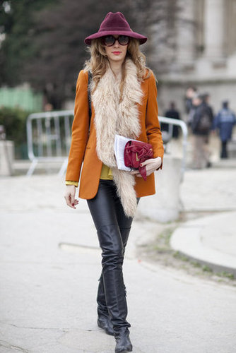 Paris Fashion Week Street Style Fall 2012 Paris Fashion Week Street Style Fall 2012