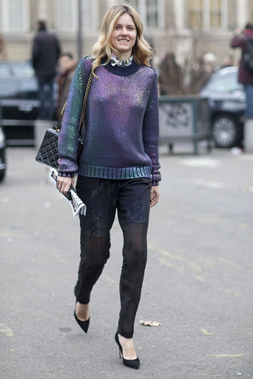 Paris Fashion Week Street Style Fall 2012