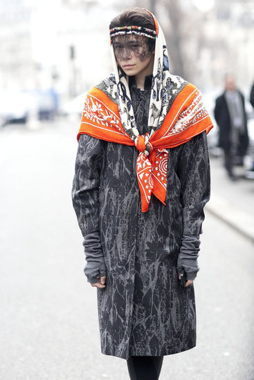 Paris Fashion Week Street Style Fall 2012