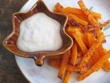 Butternut Squash Fries w/ Maple-Miso Mayo