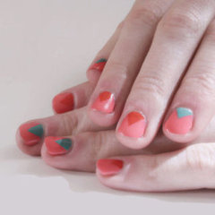 Reverse French Manicure Nail Art Idea Reverse French Manicure Nail Art Idea