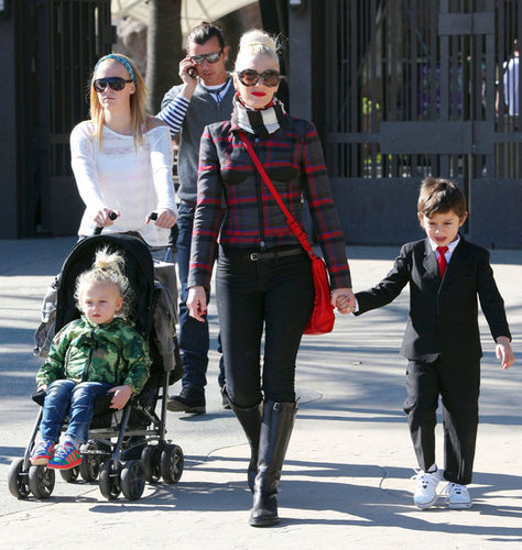 Gwen Stefani Rocks Plaid