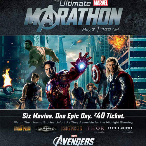 Marvel Movie Marathon at AMC Theatres