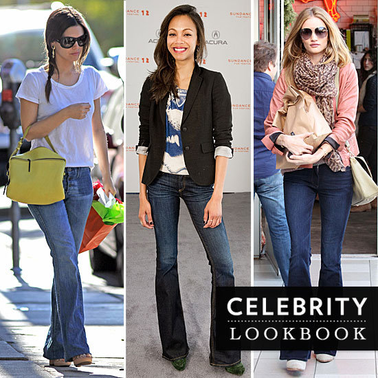 Celebrities Flare Jeans 2012