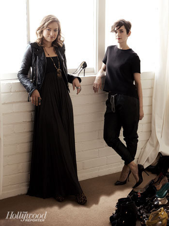 Olivia Wilde and her stylist Karla Welch in The Hollywood Reporter.
Olivia Wilde and her stylist Karla Welch in The Hollywood Reporter.