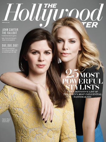Charlize Theron on the cover of The Hollywood Reporter.
Charlize Theron on the cover of The Hollywood Reporter.