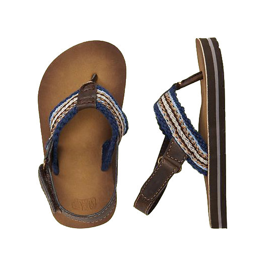 Gap Striped Ankle Flip Flops ($17)