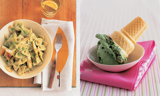Jessica Seinfeld's Pea Pesto and Mint Chocolate Chip Ice Cream Jessica Seinfeld's Pea Pesto and Mint Chocolate Chip Ice Cream