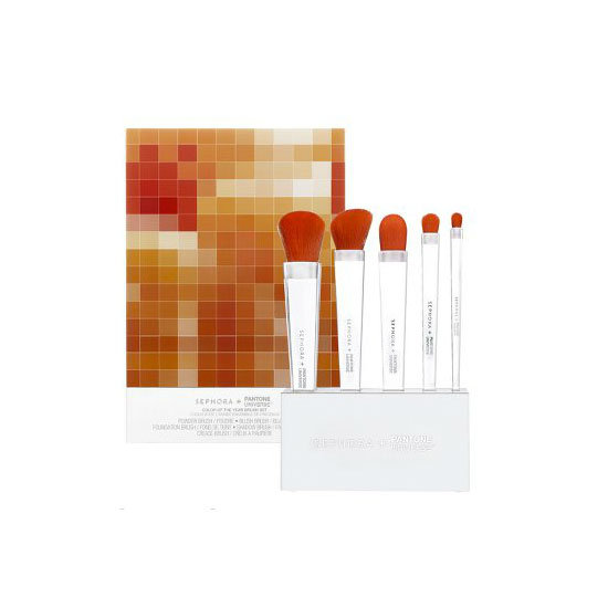 Tangerine Tango Brush Set ($68) Tangerine Tango Brush Set ($68)