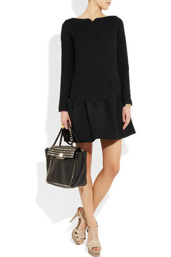 Victoria, Victoria Beckham | Dropped-waist stretch-wool dress | NET-A-PORTER.COM