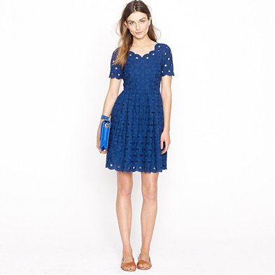 Circle eyelet dress