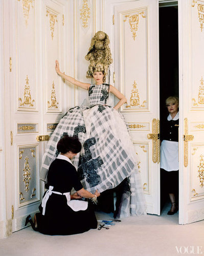 Kate Moss Wears Spring 2012 Couture in the Latest Issue of Vogue
