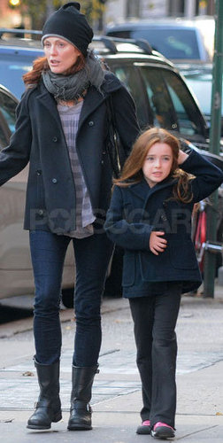 Julianne Moore Goes Edgy Casual in NYC