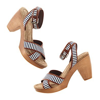 The Striped Journal Sandal