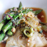 Cod With Asparagus in Parchment Paper Cod With Asparagus in Parchment Paper