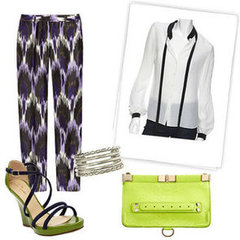 How to Style Printed Pants For Spring 2012