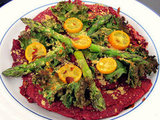 Roasted Garlic-Beet Socca Pizza Roasted Garlic-Beet Socca Pizza