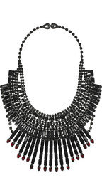 Tom Binns Dumont Swarovski crystal bib necklace