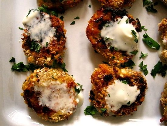 Corn and Cheese Cakes