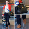 Emmy Rossum Airport Style March 26, 2012
