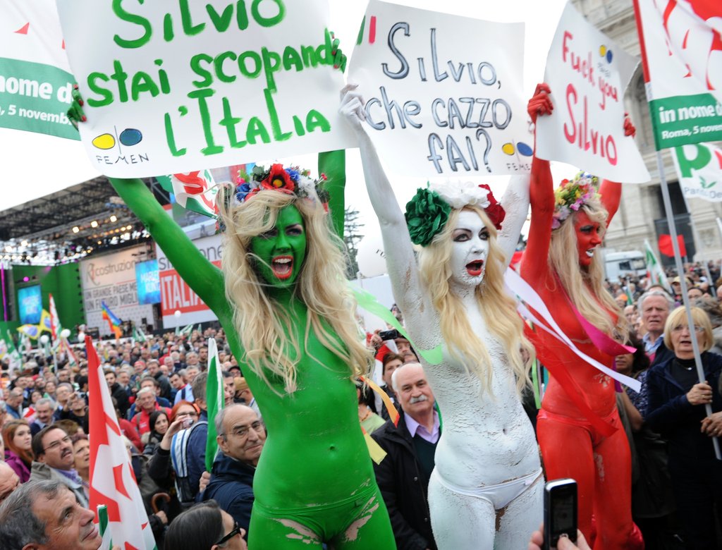 Femen in Italy, 2011 Femen in Italy, 2011