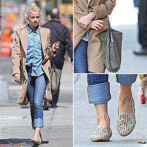 Amber Heard Studded Loafers by Jeffrey Campbell