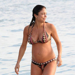Pictures of Pregnant Celebrities in Bikinis