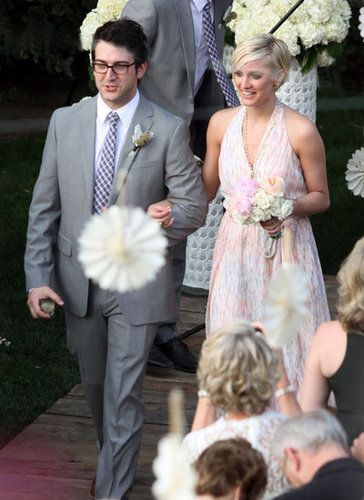 Ashlee Simpson walked down the aisle as a pal said "I do" in Palm Springs in March 2012.
Ashlee Simpson walked down the aisle as a pal said "I do" in Palm Springs in March 2012.